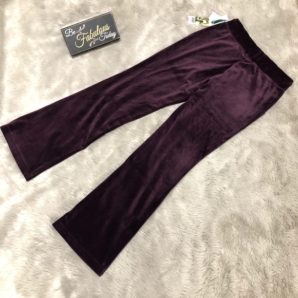 Greentea Womens Comfy Velour Pants 